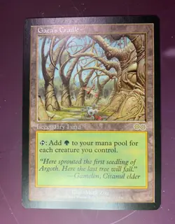 MTG Gaea's Cradle Urzas Saga English. Rare "Hot" - Image 1