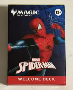 Magic: The Gathering Marvel's Spider-Man Welcome Deck White Peter Parker SEALED - Image 1