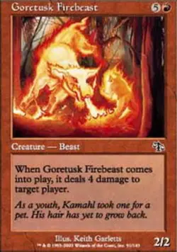Goretusk Firebeast - Judgment #91/143 MTG Magic The Gathering - Image 1
