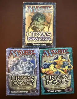 Tombstone, Time Drain, Radiant’s Revenge - Lot of 3 Decks Magic The Gathering - Image 1