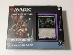 MTG Universes Beyond: Warhammer 40k - Necron Dynasties Commander Deck - Sealed - Image 1