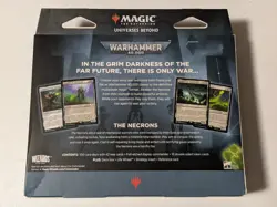 MTG Universes Beyond: Warhammer 40k - Necron Dynasties Commander Deck - Sealed - Image 3
