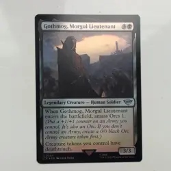 MTG Gothmog, Morgul Lieutenant The Lord of the Rings: Tales of Middle-earth 0087 - Image 1