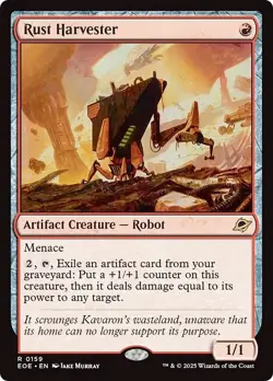 FOIL RUST HARVESTER mtg NM Edge of Eternities 1 Rare - Image 1