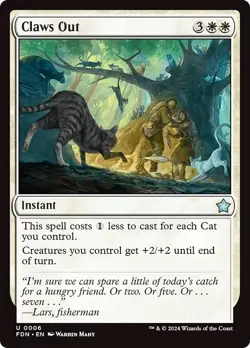 FOIL CLAWS OUT mtg NM Foundations 1 Unc - Image 1