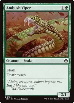 FOIL AMBUSH VIPER x4 mtg LP-NM Innistrad Remastered 4 Common - Image 1