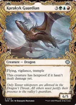FOIL Showcase KARAKYK GUARDIAN mtg NM Tarkir Dragonstorm 1 Unc - Image 1