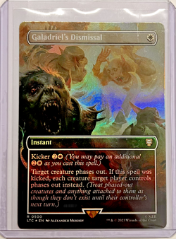Galadriel's Dismissal (Borderless) The Lord of the Rings MTG Foil NM - Image 1