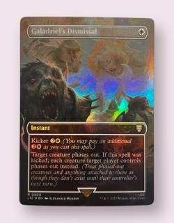MTG Galadriel's Dismissal (Borderless Foil) | Commander: the Lord of the Rings - Image 1