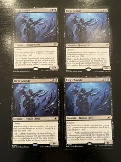 Elegy Acolyte X4X NM/M Edge of Eternities EOE Magic Gathering MTG - Image 1
