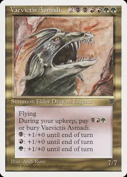 Vaevictis Asmadi 1x ENGLISH MtG Chronicles SP/NM - Image 1