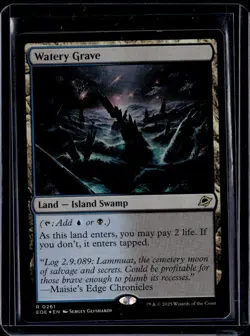Watery Grave - 261 - Foil - EOE - NM - MTG Magic the Gathering - Image 1