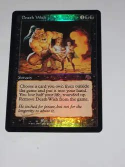 MtG - FOIL - Death Wish - Judgment - (JUD) - NM - Image 1