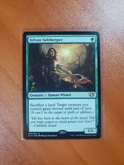 MTG Magic The Gathering Sylvan Safekeeper Card Regular Rare 217/337 - Image 1