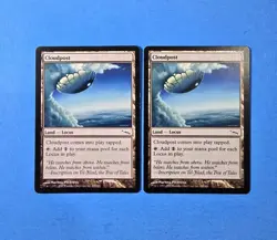 2x Cloudpost Mirrodin 2003 Mtg Magic Gathering Card Colorless Land Mana 280 - Image 1