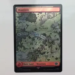 Foil Mountain 0279 LTR MTG Lord Of The Rings Tales Of Middle Earth Magic - Image 1