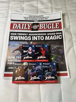SDCC 2025 Magic the Gathering Card x Spiderman Complete Welcome Deck Set - Image 1