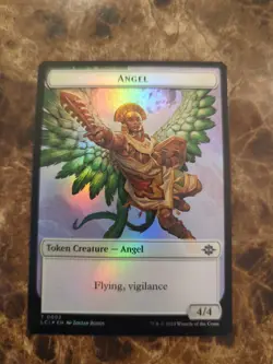 Angel (002) Map (017) Foil Token The Lost Caverns Of Ixalan LCI MTG NM - Image 2