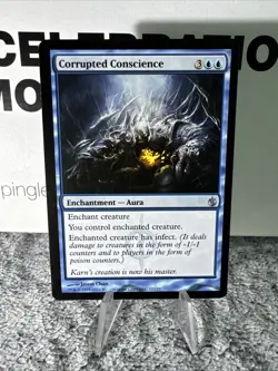 Magic Card - Corrupted Conscience Mirrodin Besieged Regular LP - Image 1