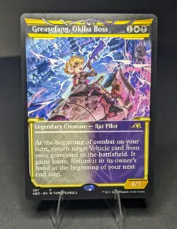 Greasefang, Okiba Boss (Showcase) Kamigawa: Neon Dynasty Regular - Image 1