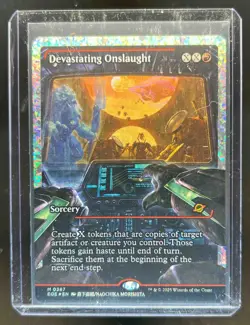 2025 Magic Edge Of Eternities Devastating Onslaught Showcase Fracture Foil #0387 - Image 1