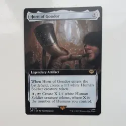 MTG Borderless LOTR: Tales of Middle-earth LTR Horn of Gondor MINT - Image 1