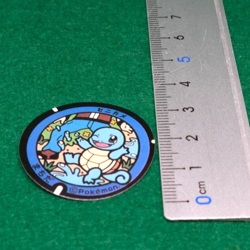Squirtle Pokemon Manhole Type Mini Seal Sticker Nintendo Japanese F/S - Image 2