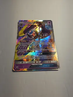 Pokemon TCG Lunala GX Sun & Moon Base Set 66/149 Holo Ultra Rare - Image 1