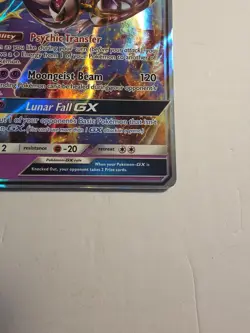 Pokemon TCG Lunala GX Sun & Moon Base Set 66/149 Holo Ultra Rare - Image 3