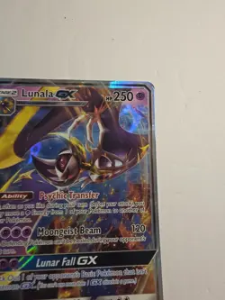 Pokemon TCG Lunala GX Sun & Moon Base Set 66/149 Holo Ultra Rare - Image 4