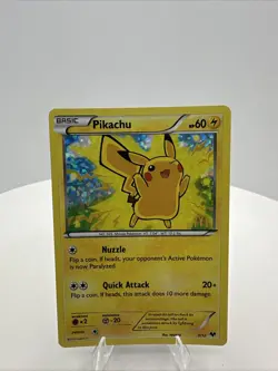 Pikachu 5/12 Holographic Rare Mcdonalds Pokemon 2013 - Image 1