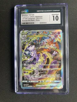 Mewtwo VSTAR 221/172 VSTAR Universe Pokemon CGC Gem Mint 10 - Image 1