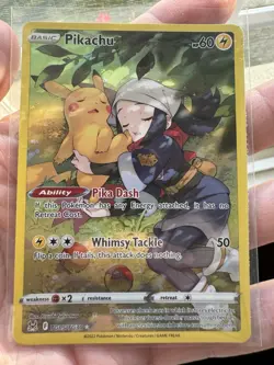 Pokemon TCG Pikachu TG05/TG30 Holo Rare Lost Origin Trainer Gallery - Image 1