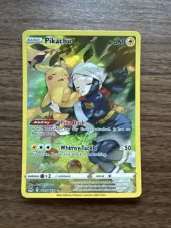 Pokemon TCG Pikachu TG05/TG30 Holo Rare Lost Origin Trainer Gallery - Image 1