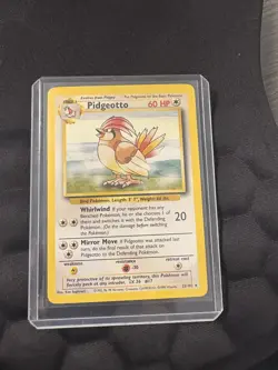 Pokemon TCG Pidgeotto Base Set 22/102 Rare Vintage LP - Image 1