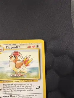 Pokemon TCG Pidgeotto Base Set 22/102 Rare Vintage LP - Image 5