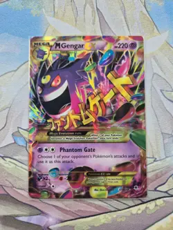 Pokemon TCG Mega Gengar EX 121/119 Phantom Forces Holo Secret Rare LP - Image 1