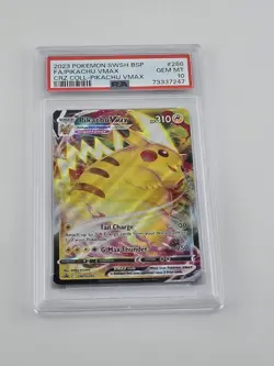 Pokemon Pikachu VMAX Promo SWSH286 PSA 10 Gem Mint - Image 1