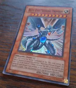 Yugioh Blue-Eyes Shining Dragon MOV-EN001 1996 Limited Edition Card NM - Image 3