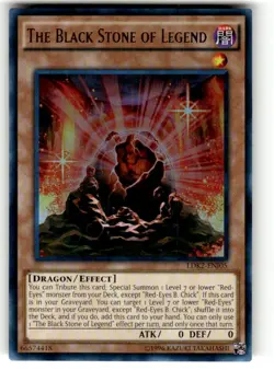 The Black Stone of Legend Unlimited Edition Ultra Rare LDK2-ENJ05 Yu-Gi-Oh! NM - Image 1