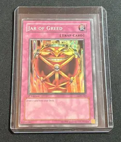 Jar of Greed - LON-047 - Super Rare - 1st Edition - - Image 1