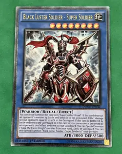 Yu-Gi-Oh! Black Luster Soldier - Super Soldier DOCS-EN042 Ultimate Rare 1st Ed - Image 1