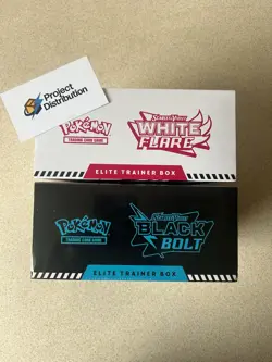Black Bolt and White Flare ETB - Pokemon TCG New & Sealed - IN HAND - Image 5
