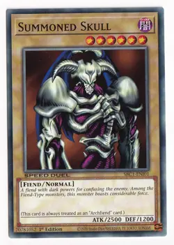 Yugioh! Summoned Skull - SBC1-ENI01 - Common - 1st Edition Near Mint, English - Image 1