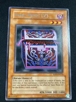 Dark Mimic LV3 SOD-EN010 Soul of the Duelist Unlimited - LP - Goat Format - Image 1