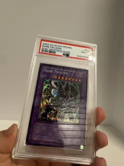 2003 Yu-Gi-Oh Dark Paladin DMG-001 PSA 8 NM MINT - Image 3
