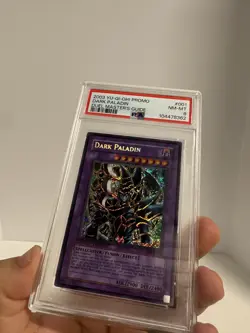 2003 Yu-Gi-Oh Dark Paladin DMG-001 PSA 8 NM MINT - Image 4