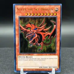 Slifer the Sky Dragon LC01-EN002 25th Limited Edition Ultra Rare Yugioh Card - Image 1