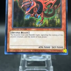 Slifer the Sky Dragon LC01-EN002 25th Limited Edition Ultra Rare Yugioh Card - Image 2