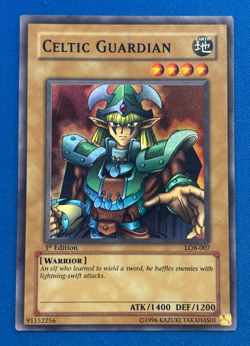 CELTIC GUARDIAN - Yu-Gi-Oh TCG #LOB-007 * 1st Edition * Ultra Rare - Image 1